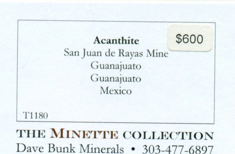 Acanthite from San Juan de Rayas Mine, Guanajuato, Guanajuato Municipality, Guanajuato, Mexico - image 6