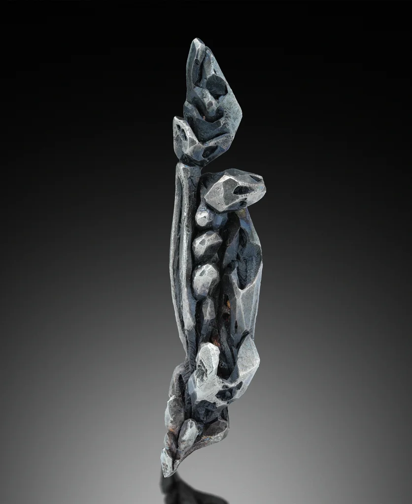 Acanthite from Uchucchacua Mine, Lima, Peru image