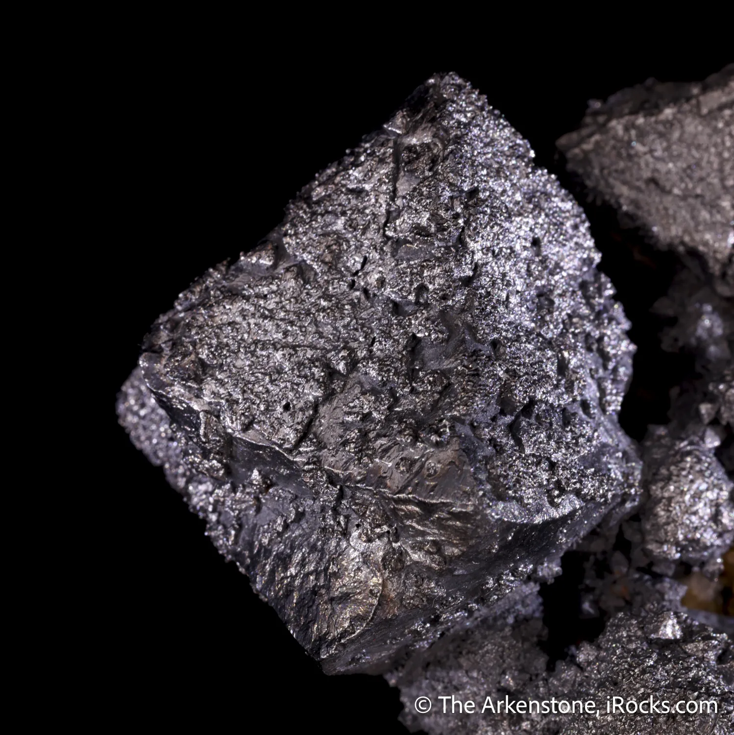 Acanthite on Acanthite ps. Argentite - image 4