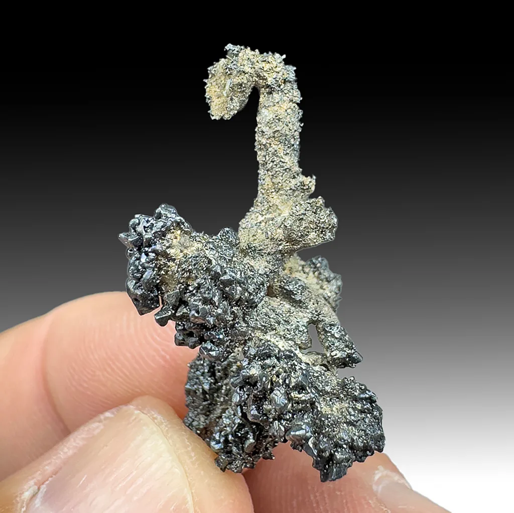 Acanthite on Electrum (G-038) image