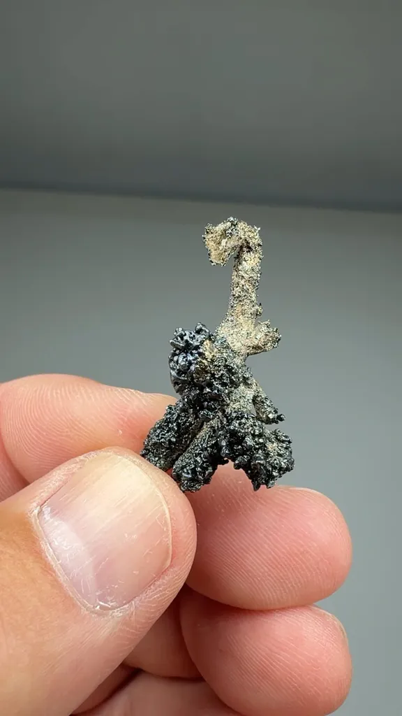 Acanthite on Electrum (G-038) image