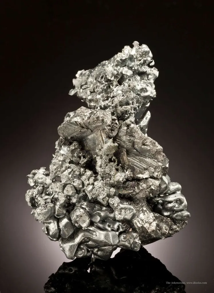 Acanthite on Polybasite - image 2
