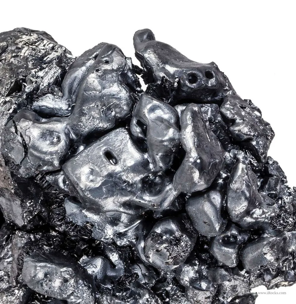 Acanthite on Polybasite image