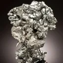 Acanthite on Polybasite - image 4