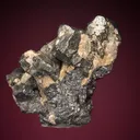 Acanthite on Pyrargyrite - image 5