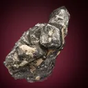 Acanthite on Pyrargyrite - image 4