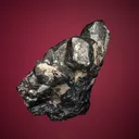 Acanthite on Pyrargyrite - image 1