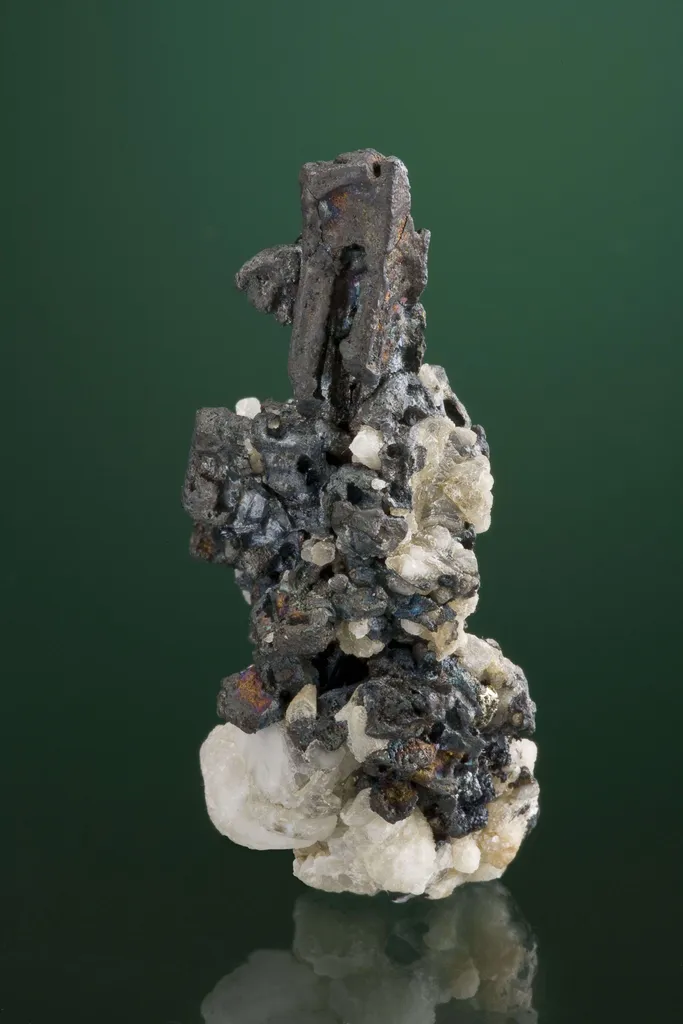 Acanthite on Quartz image