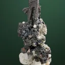 Acanthite on Quartz - image 1