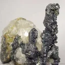 Acanthite on Quartz - image 3