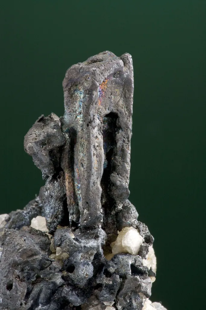 Acanthite on Quartz - image 3