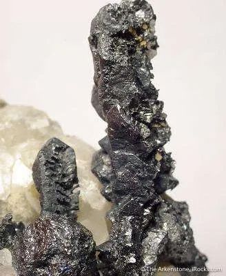 Acanthite on Quartz image