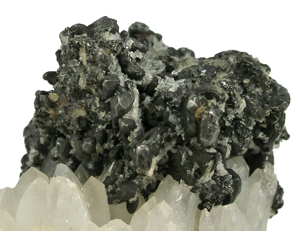 Acanthite on Quartz (Circa 1800S) - image 2