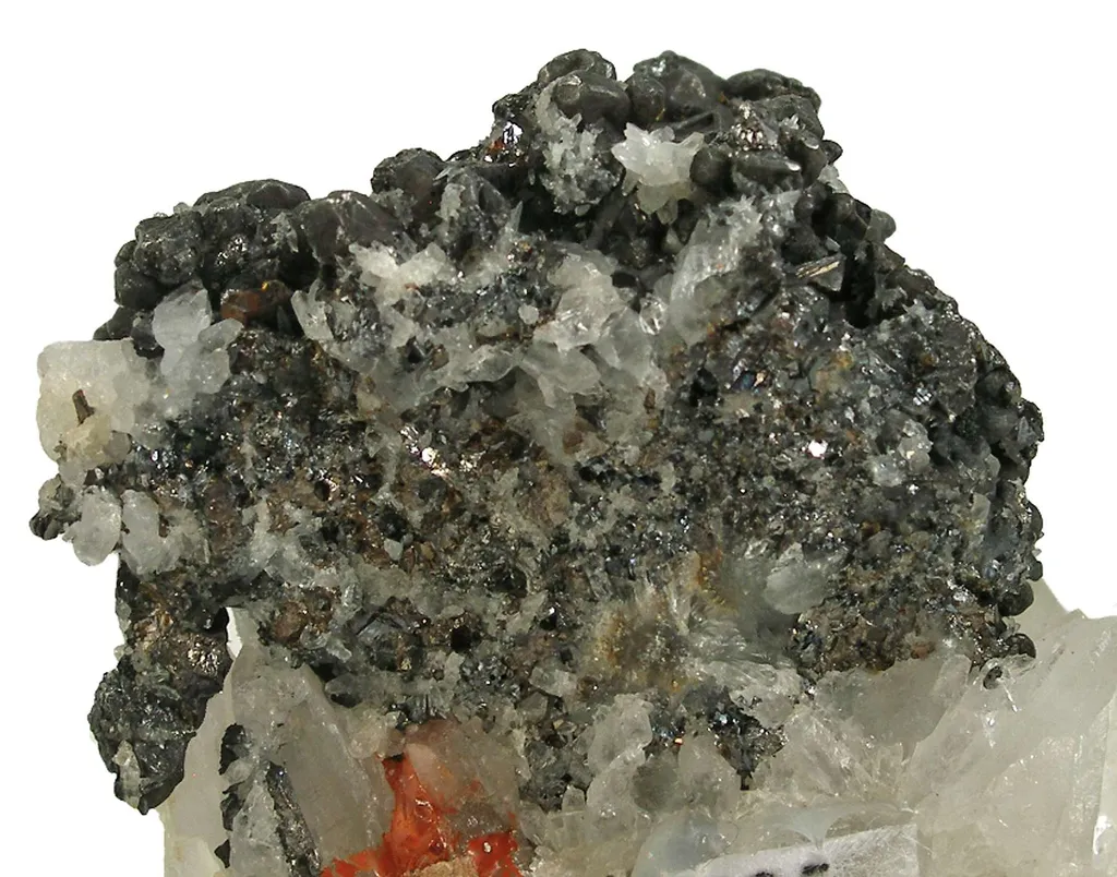 Acanthite on Quartz (Circa 1800S) - image 4