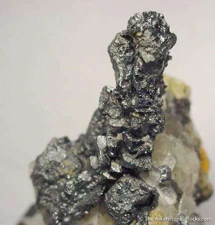 Acanthite on Quartz - image 4