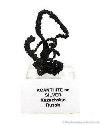 Acanthite on Silver image