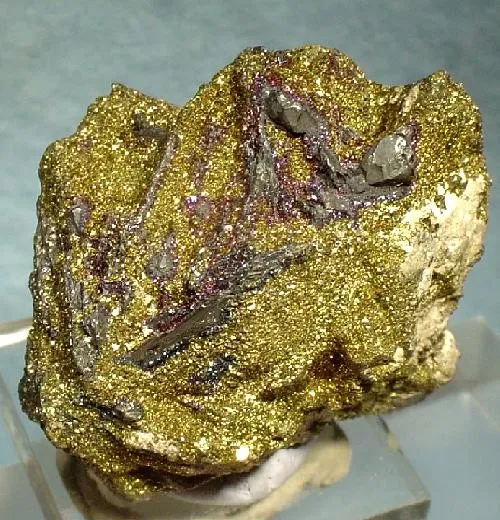 Acanthite, Polybasite, Chalcopyrite - image 1