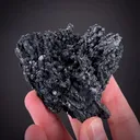 Acanthite ps Stephanite with Polybasite and Argyrodite - image 1