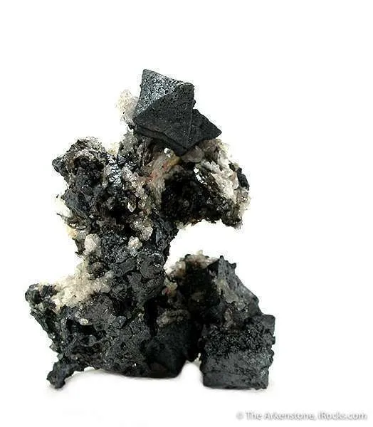 Acanthite With Baryte image
