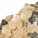 Acanthite With Calcite - image 2