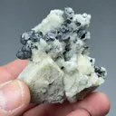 Acanthite with Calcite - image 3