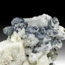 Acanthite with Calcite - image 1