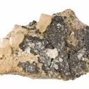 Acanthite With Calcite - image 1