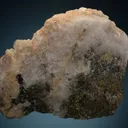 Acanthite with Dolomite on Quartz - image 3