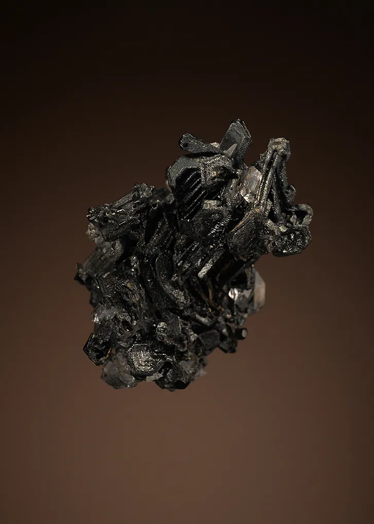 Acanthite with FLUORAPOPHYLLITE-(K) - image 4