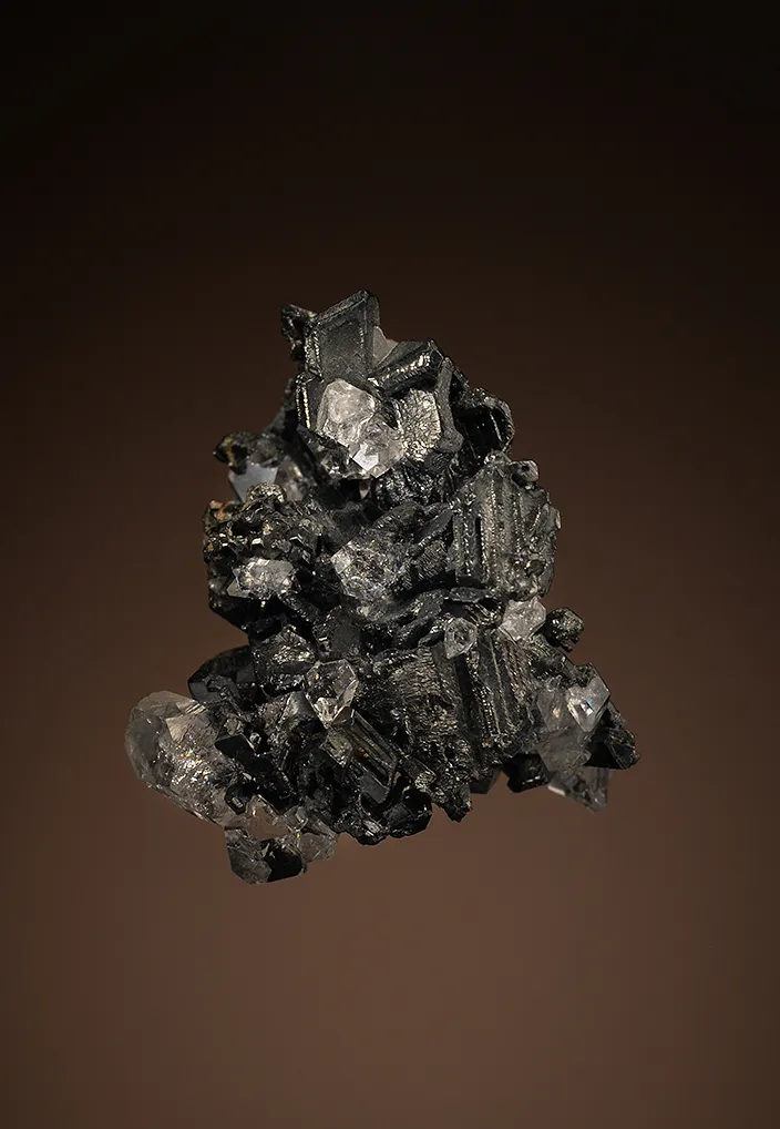 Acanthite with FLUORAPOPHYLLITE-(K) - image 5