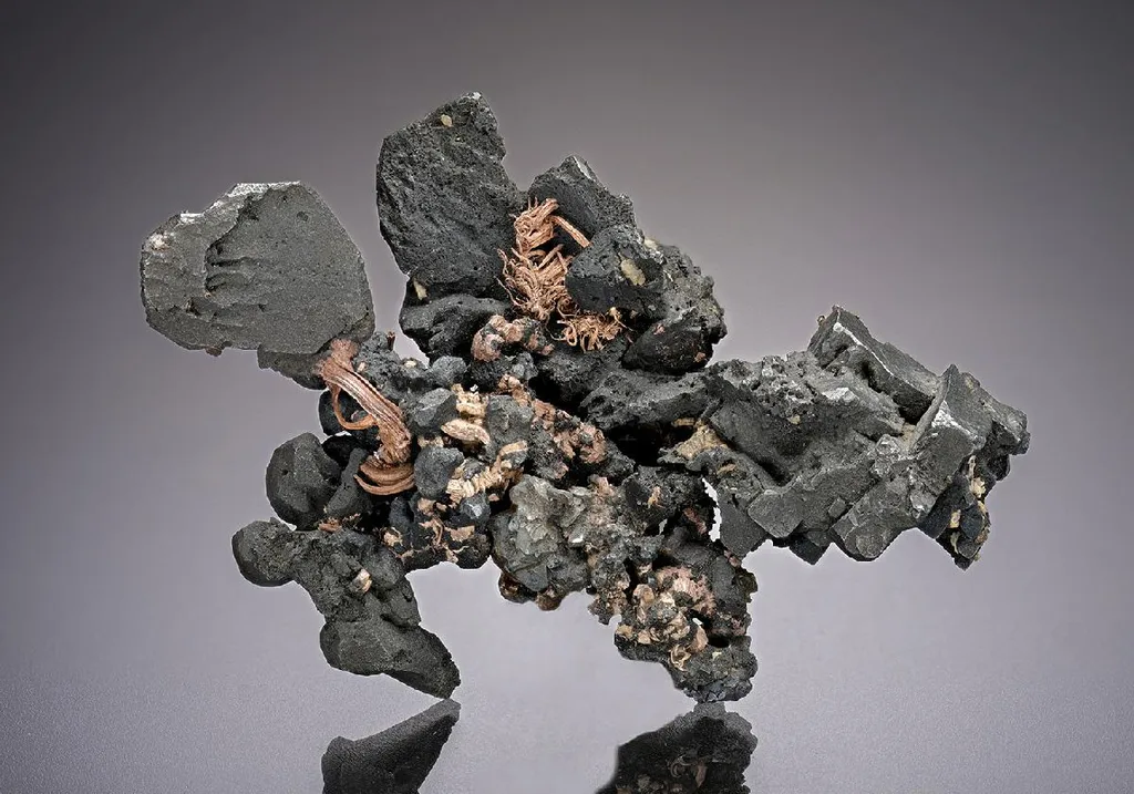 Acanthite with NATIVE Silver image
