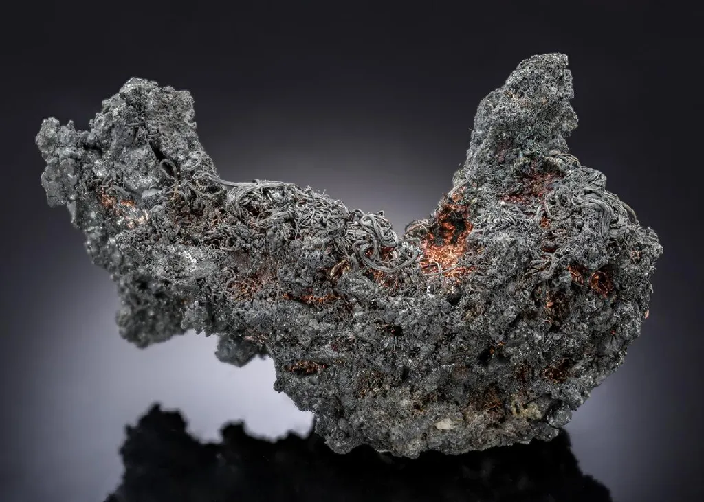 Acanthite with NATIVE Silver image