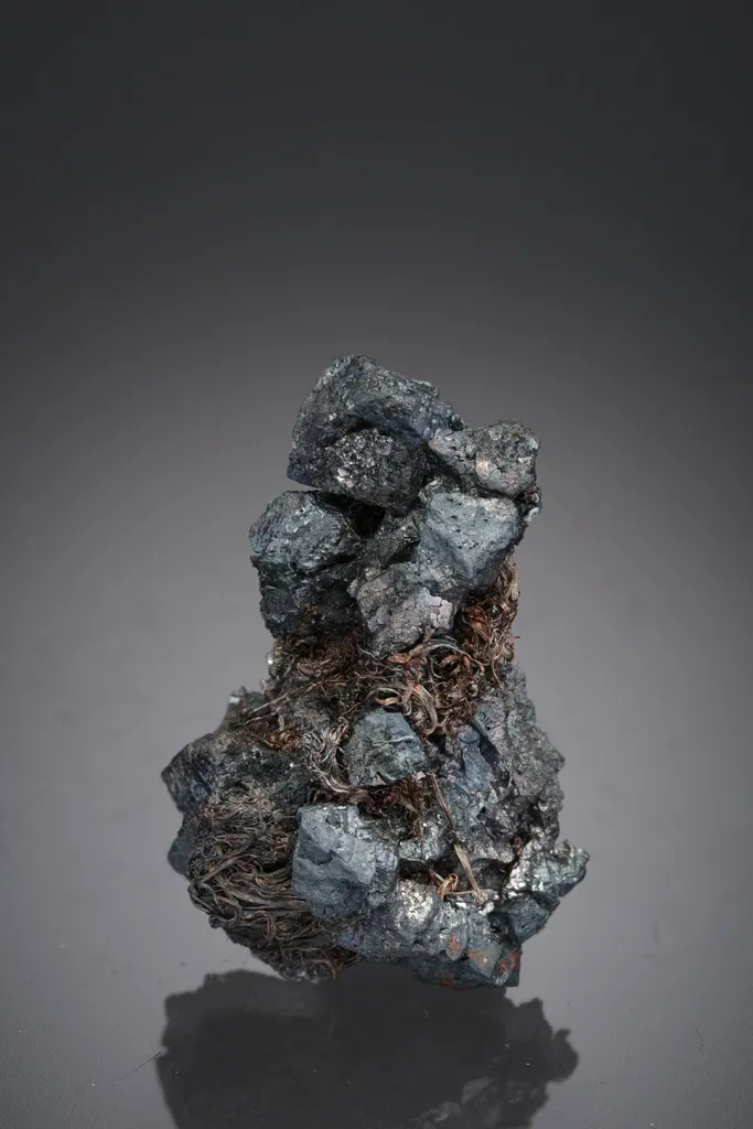 Acanthite with NATIVE Silver image
