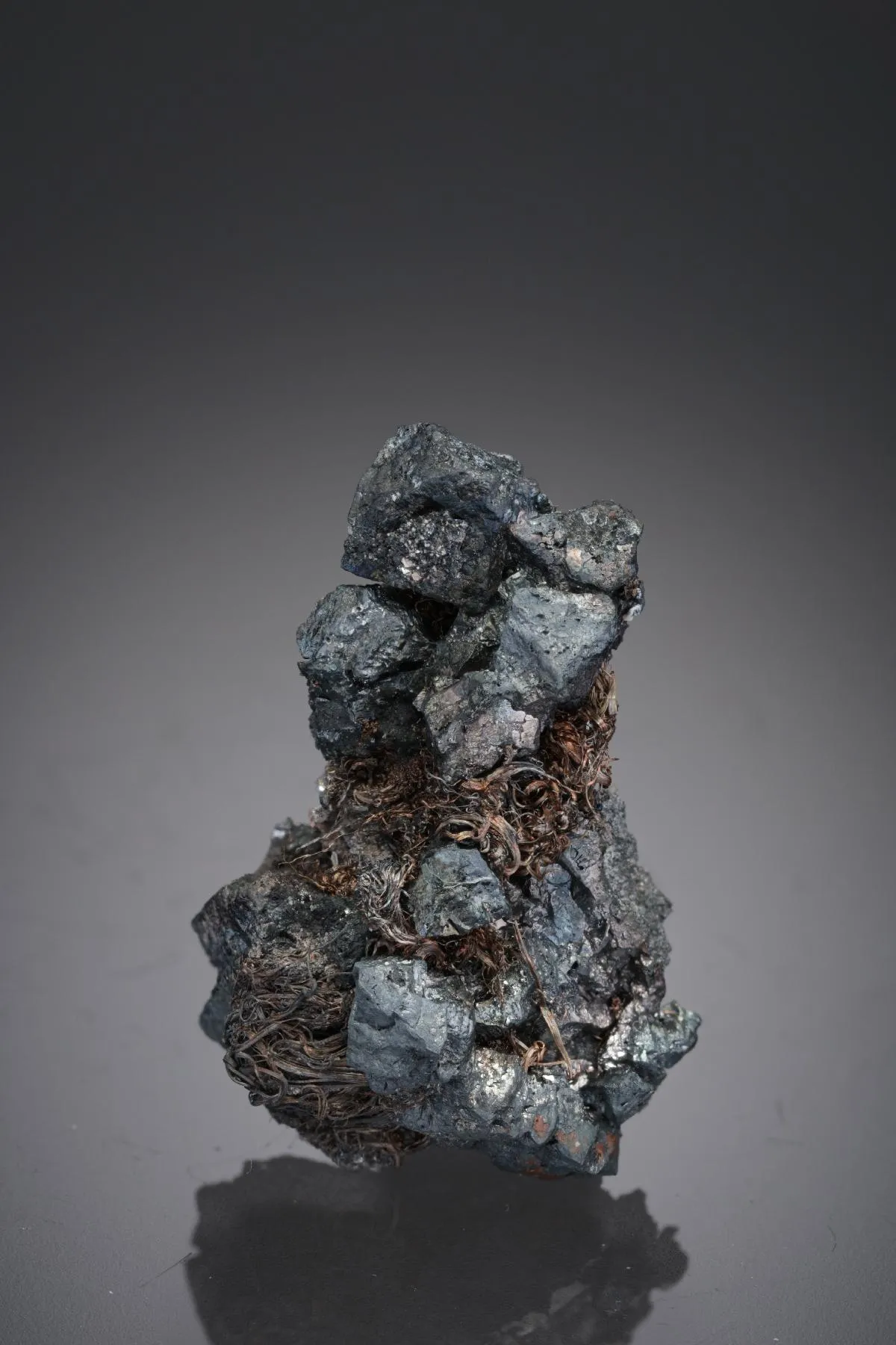 Acanthite with NATIVE Silver - image 1
