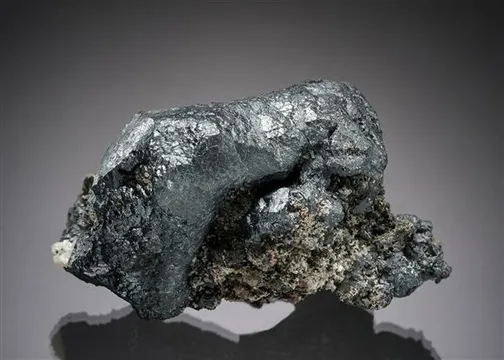 Acanthite with Nickeline