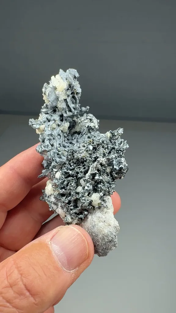 Acanthite with Polybasite, Stephanite (AG-0010) image
