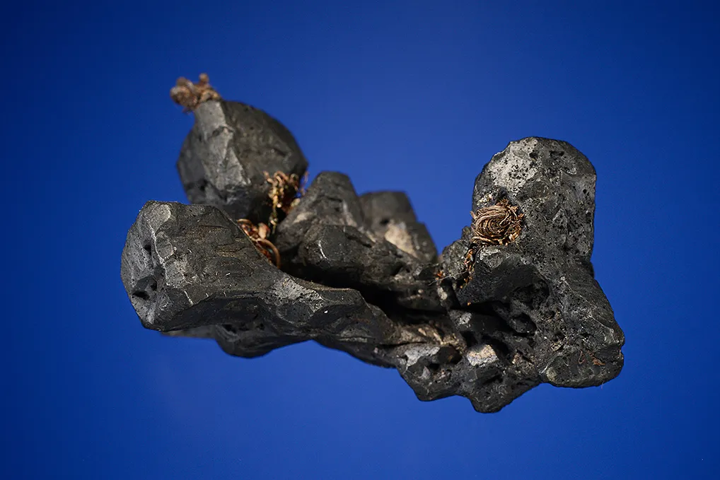 Acanthite with Silver - image 4