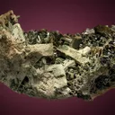 Actinolite after Diopside "Uralite" with Magnetite and Epidote - image 4