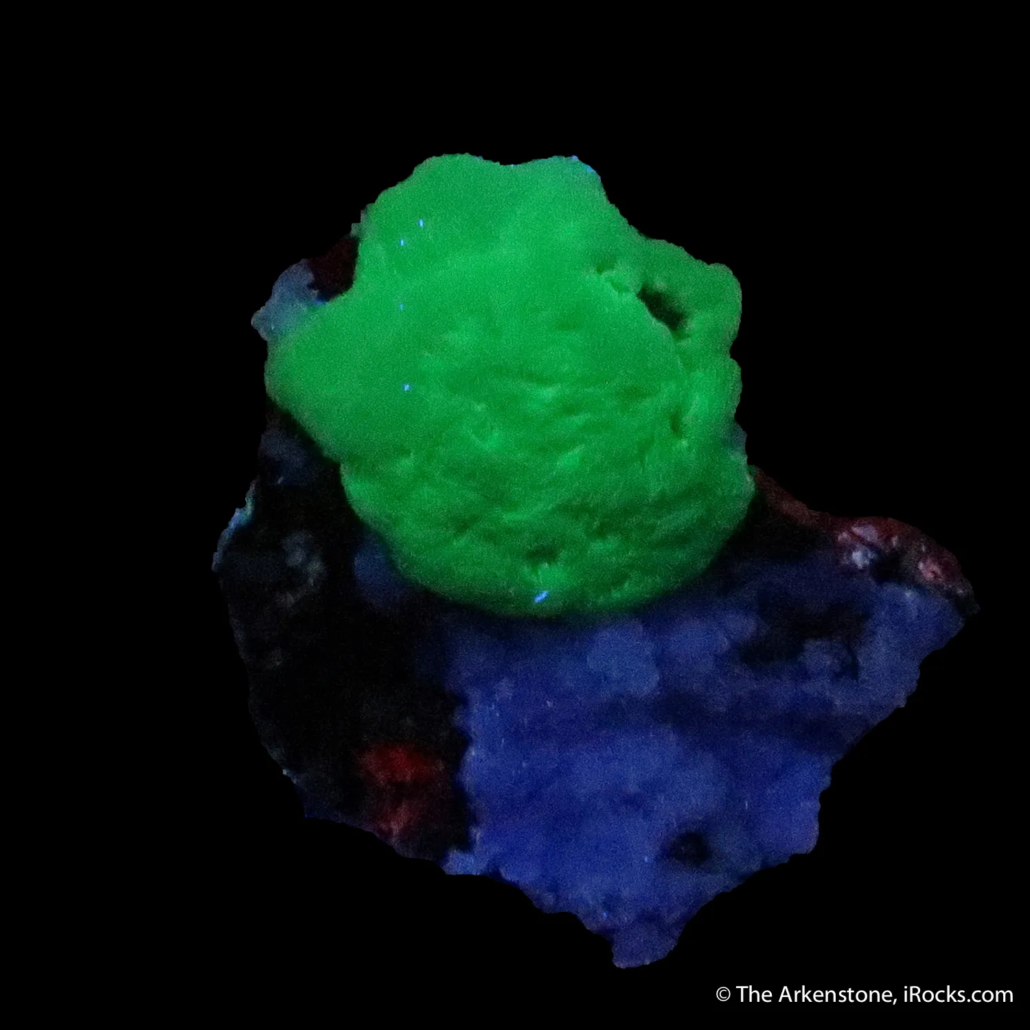 Adamite and Calcite - image 1