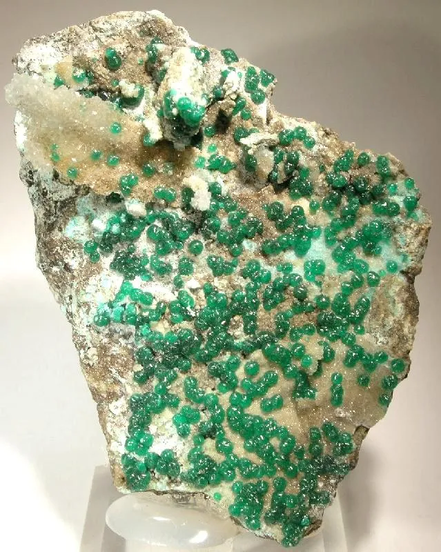 Adamite, Calcite image