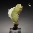 ADAMITE, CALCITE from Mexico, Durango, Mapimí, Ojuela Mine - image 1