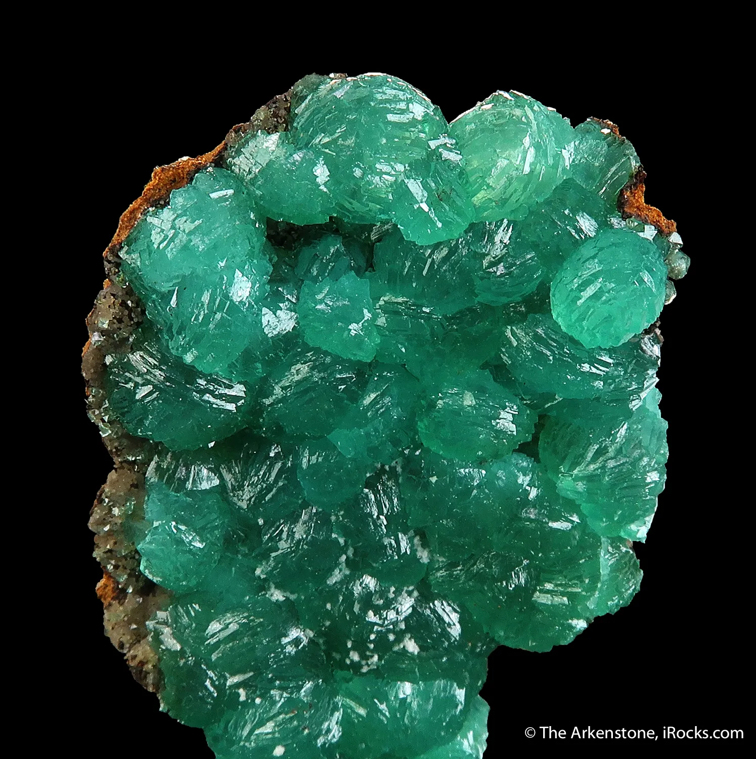 Adamite (Copper-bearing) with Aragonite - image 3