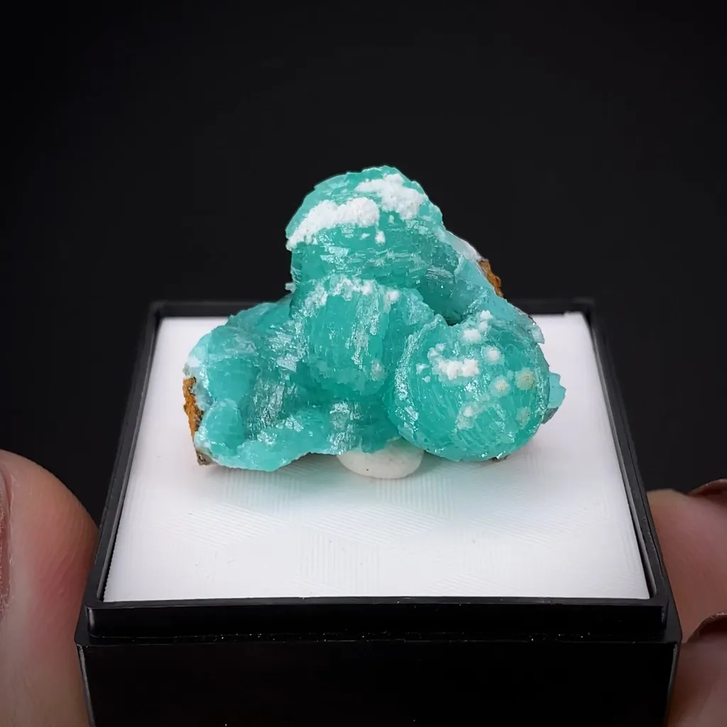 Adamite (Copper-bearing) with Aragonite image