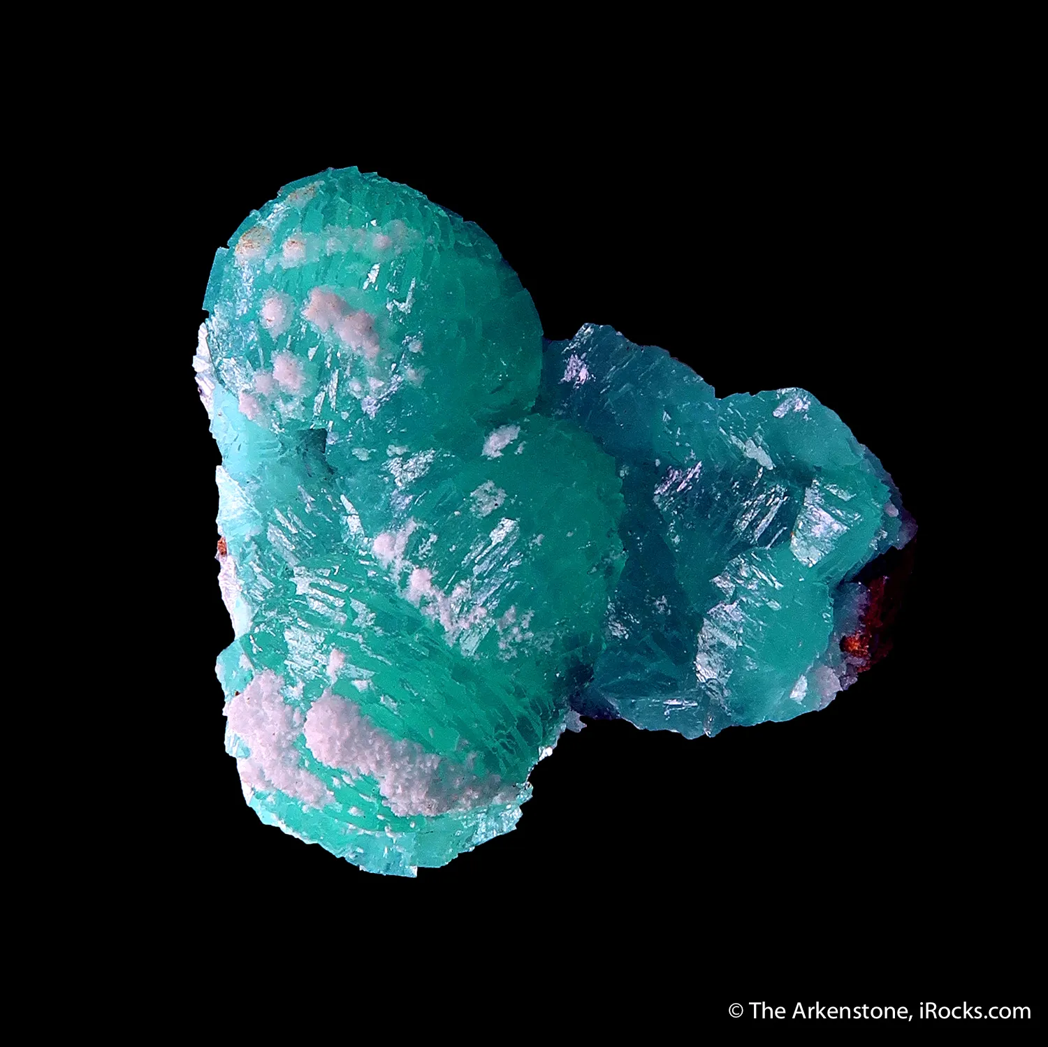 Adamite (Copper-bearing) with Aragonite - image 3