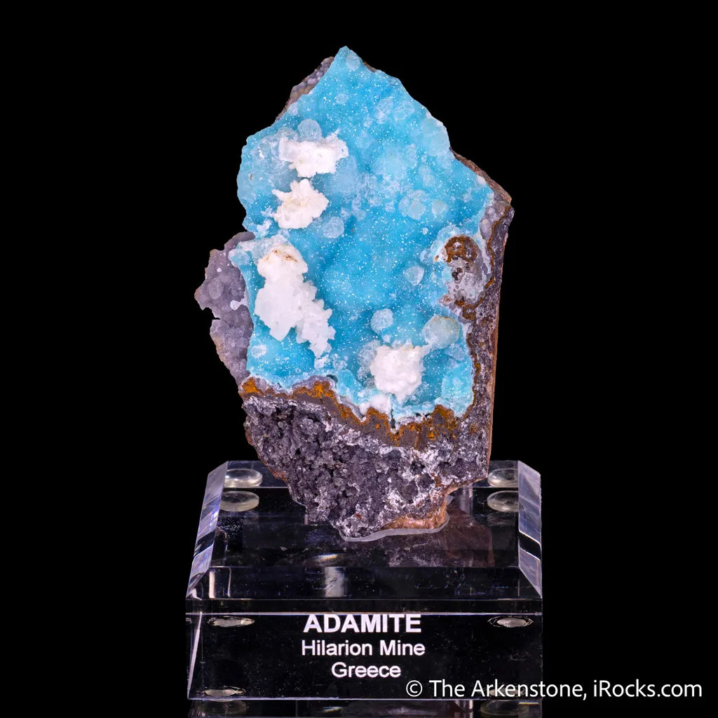 Adamite (Cuprian and REE-enriched) image