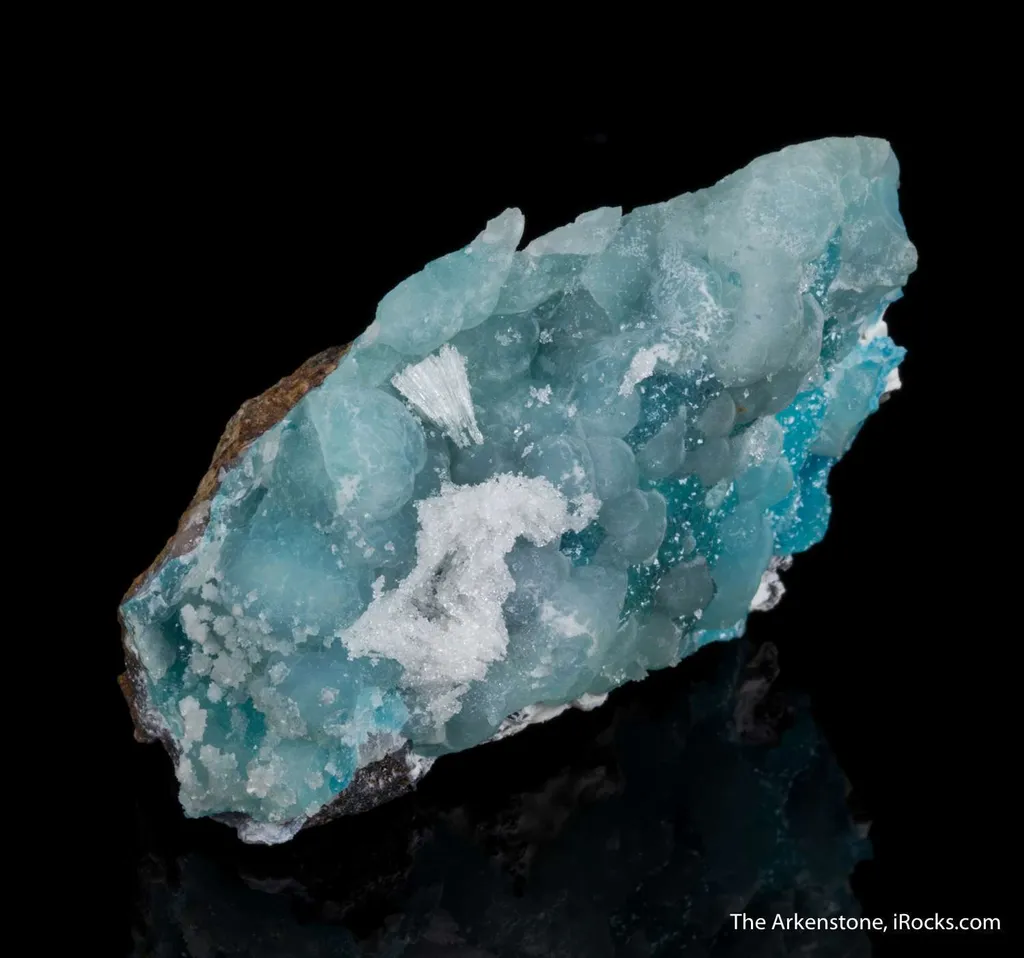 Adamite (Cuprian and REE-enriched) with Smithsonite - image 3