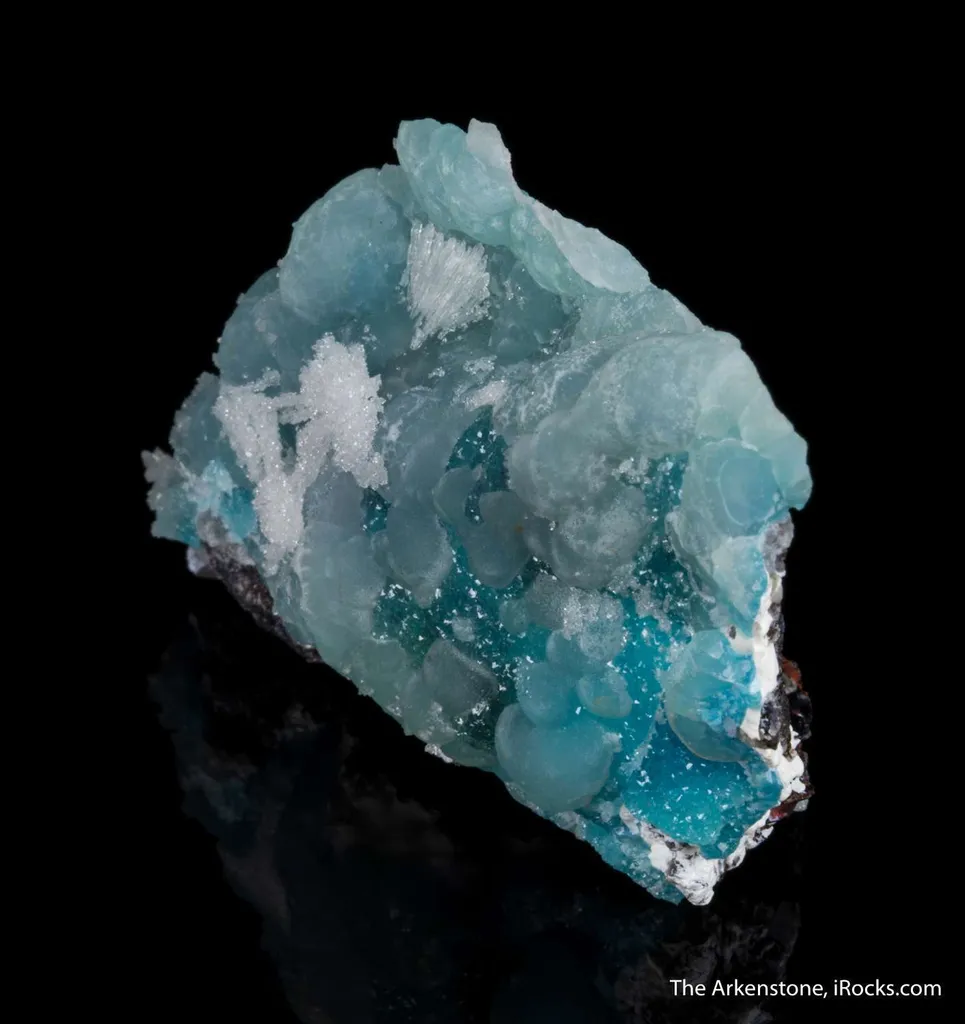 Adamite (Cuprian and REE-enriched) with Smithsonite - image 5
