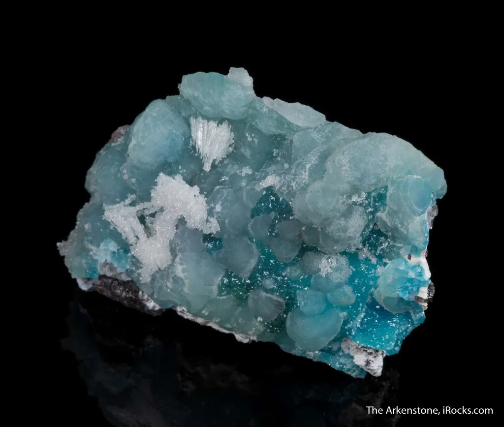 Adamite (Cuprian and REE-enriched) with Smithsonite image