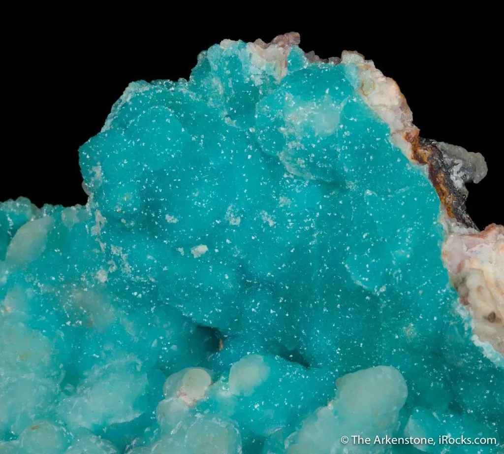 Adamite (Cuprian and REE-enriched) with Smithsonite image
