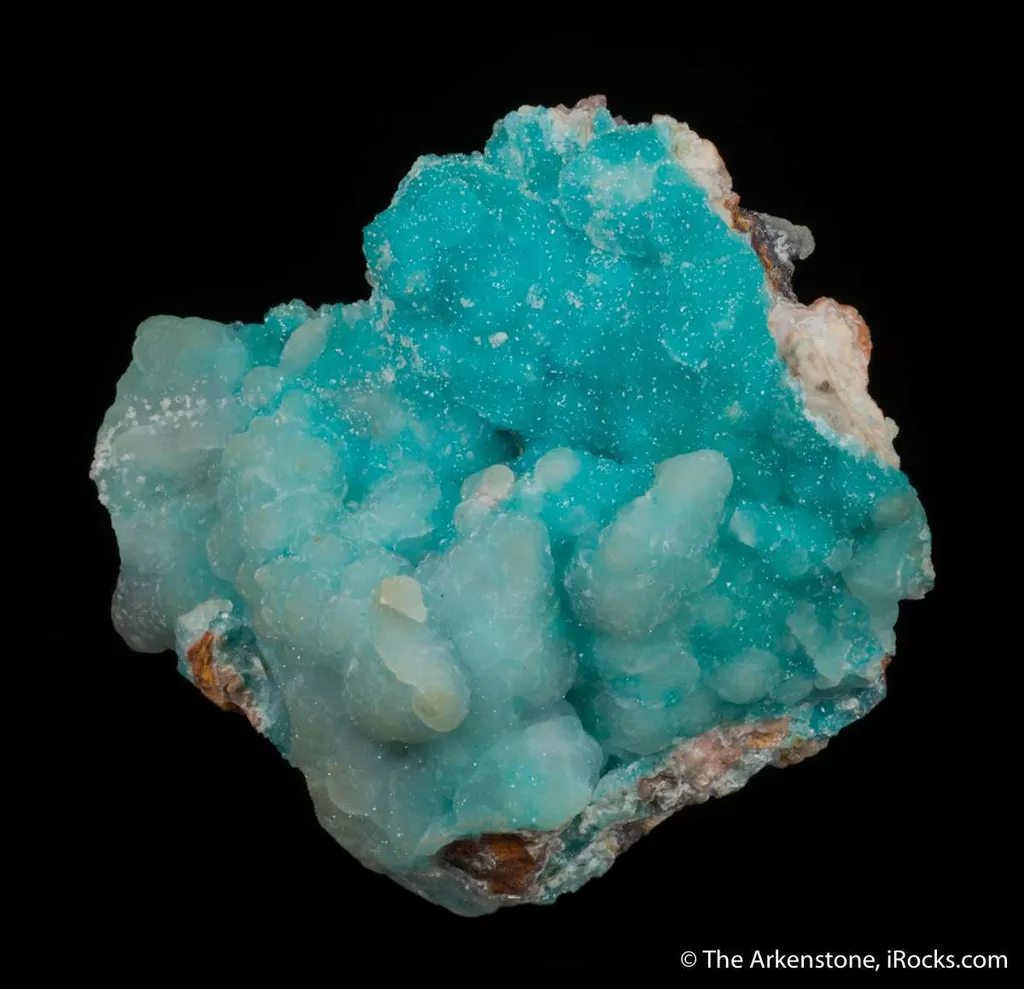 Adamite (Cuprian and REE-enriched) with Smithsonite - image 3
